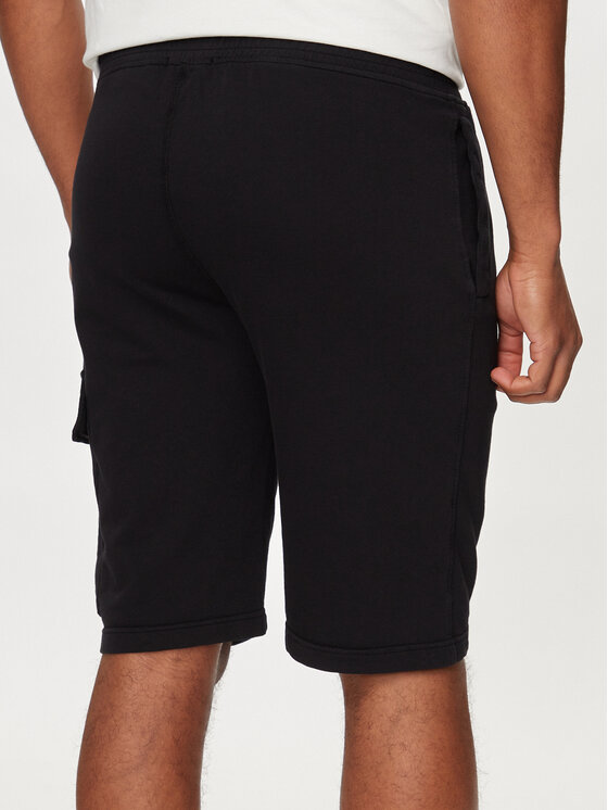C.P. Company C.P. Company Szorty sportowe 18CMSB101A110044G Czarny Regular Fit