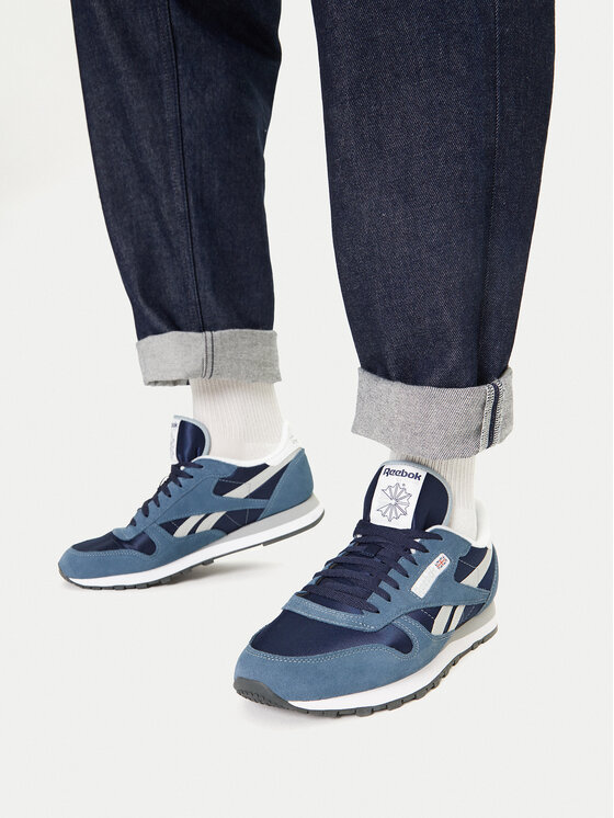 Reebok Reebok Sneakersy EO-CLASSIC LEATHER 100230514 Granatowy