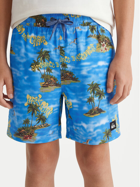 Quiksilver Quiksilver Kopalne hlače Everyday EQBJV03501 Modra Regular Fit