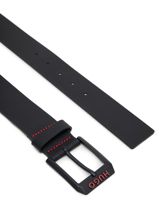 HUGO HUGO Чоловічий ремінь 50542479 Чорний