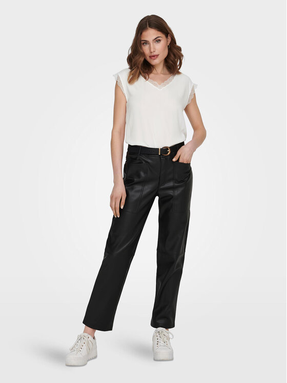 ONLY ONLY Bluză Jasmina 15252241 Alb Regular Fit