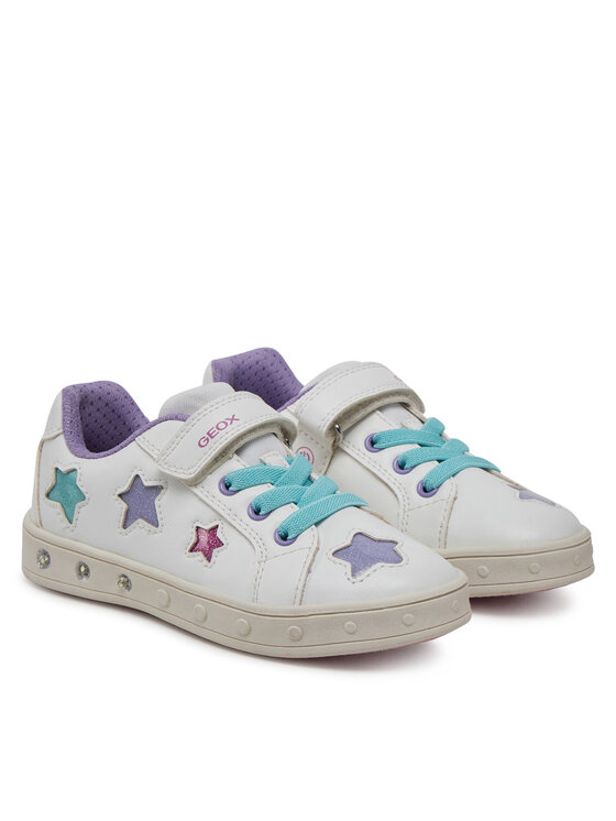 Geox Geox Tenisice J Skylin J558WB 0BCKC C0653 S Bijela