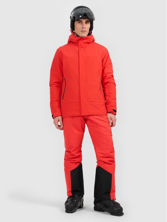 4F 4F Giacca da sci 4FWAW25TTJAM0793-62S Rosso Regular Fit