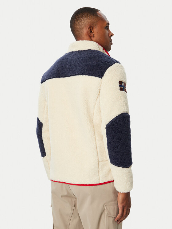 Napapijri Napapijri Polar Yupik NP0A8AZU Kremowy Regular Fit