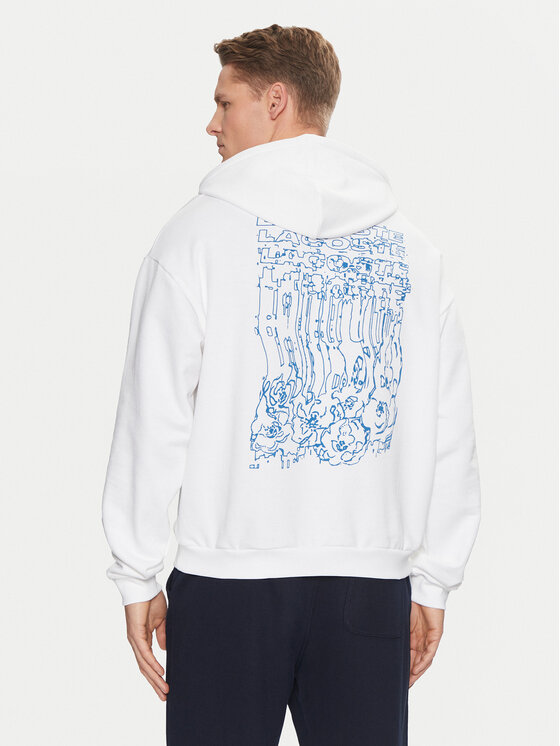 Lacoste Lacoste Pluus SH6533 Valge Loose Fit