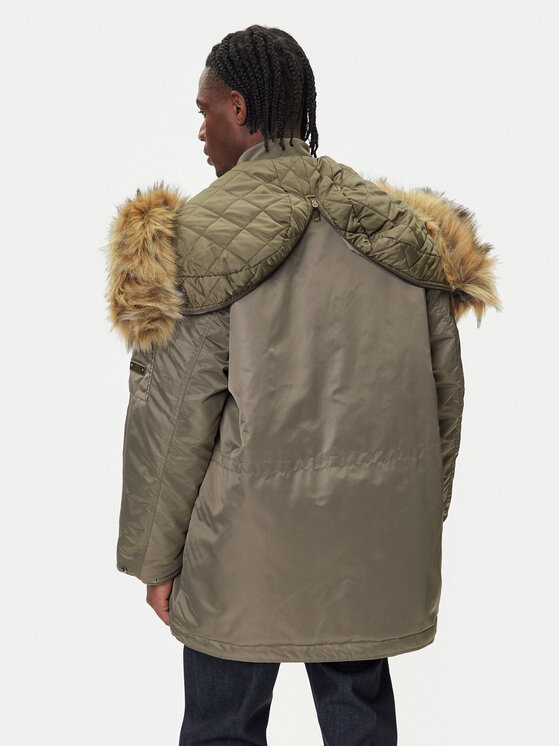 HUGO HUGO Parka Makaro2541 50546236 Beżowy Regular Fit