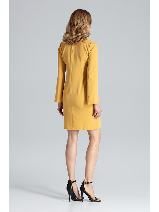 FIGL FIGL Vestito da giorno M550 Giallo Regular Fit