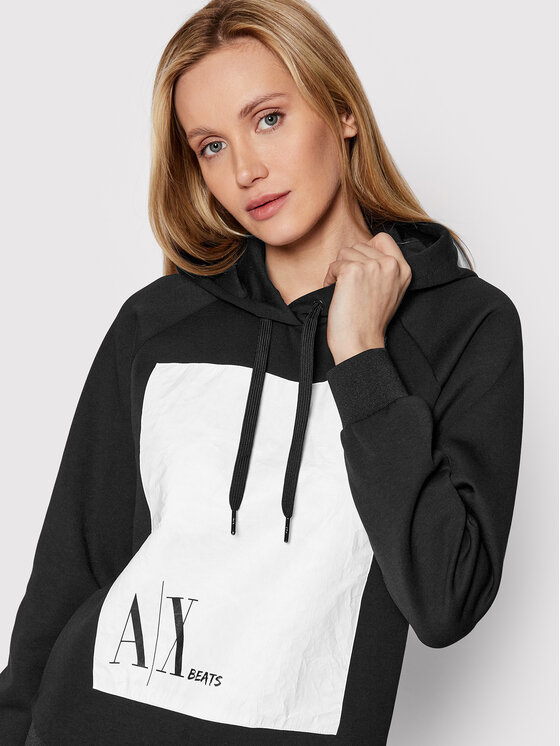 Armani Exchange Armani Exchange Mikina 3LYM30 YJU1Z 1200 Černá Regular Fit