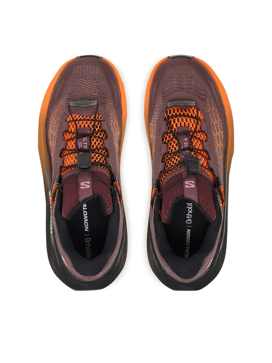 Salomon Salomon Маратонки за бягане Ultra Glide 4 L45396100 Бордо