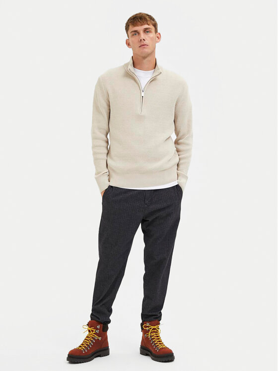 Selected Homme Selected Homme Pulover Rodney 16087985 Bež Regular Fit