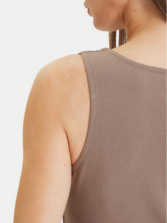Guess Guess Top W6GP10 K2932 Hnědá Regular Fit