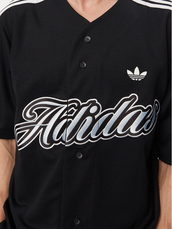 adidas adidas Póló Summer League Varsity Baseball KE2244 Fekete Oversize