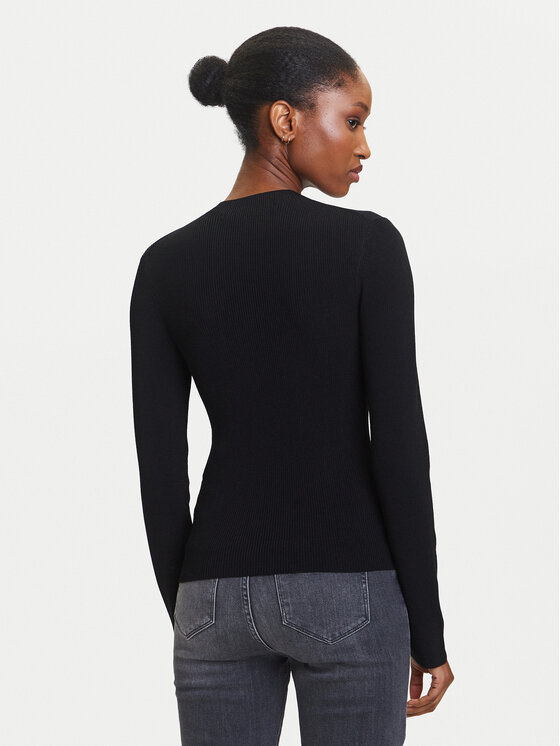 KARL LAGERFELD KARL LAGERFELD Пуловер A3W18025 Черен Slim Fit