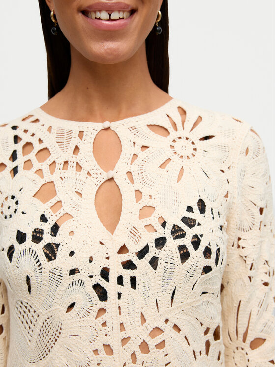 Vero Moda Vero Moda Коктейльна сукня Awalison 10342832 Бежевий Regular Fit