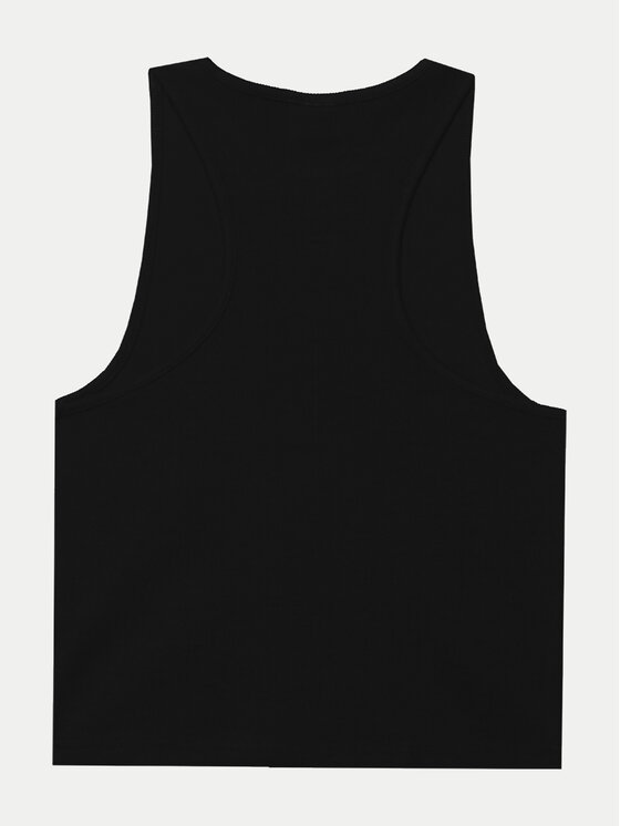 4F 4F Top 4FWSS24TSLEF066 Čierna Slim Fit