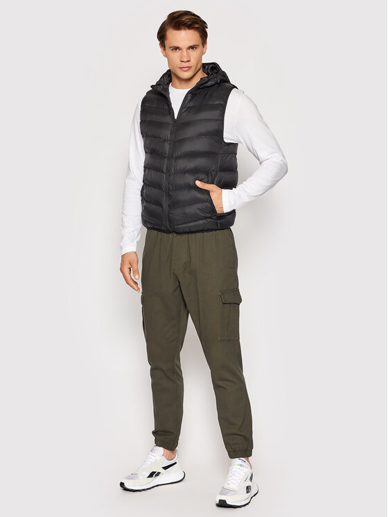 Brave Soul Brave Soul Bodywarmer MJK-BLACKBURN Schwarz Regular Fit