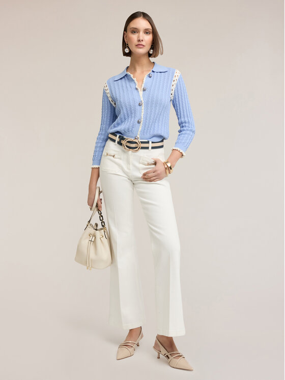 Motivi Motivi Maglione M136W003826N0R4 Turchese Slim Fit