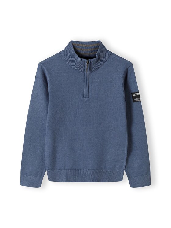 minoti minoti Sweter 27KNIT63 Niebieski Regular Fit
