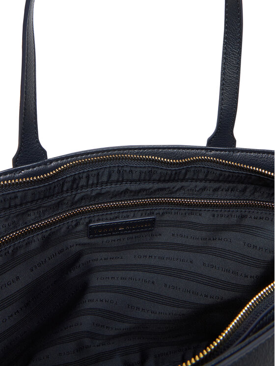 Tommy Hilfiger Tommy Hilfiger Rankinė Th Logotape Tote AW0AW17449 Tamsiai mėlyna