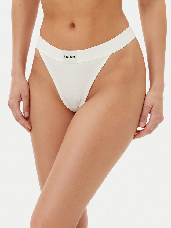Stringi HUGO, Rozmiar L, Écru, Red Label 50492326