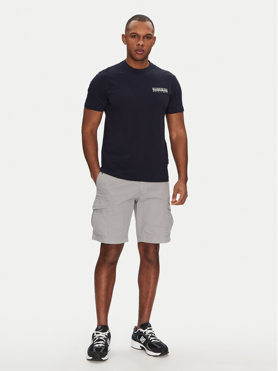 Napapijri Napapijri T-Shirt S-Vignoni NP0A4ILX Tmavomodrá Regular Fit