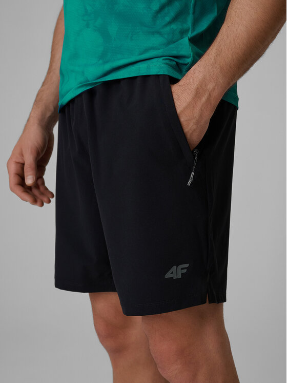 4F 4F Szorty sportowe NO LIMITS Czarny Regular Fit