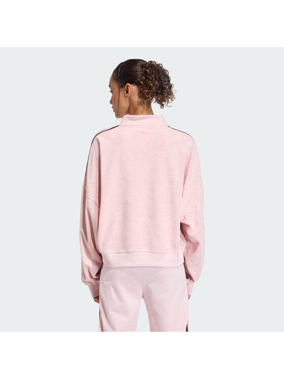 adidas adidas Суитшърт Terry Towel KD1400 Розов Oversize