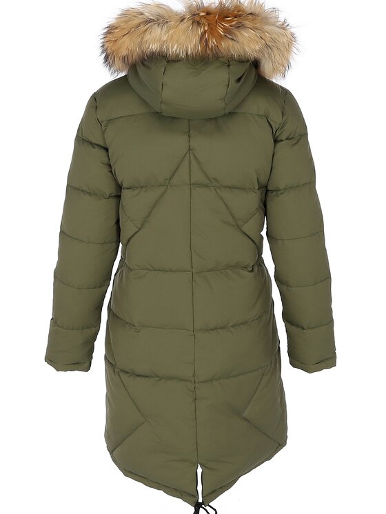 Perso Perso Zimní bunda BLH919079F Khaki Regular Fit