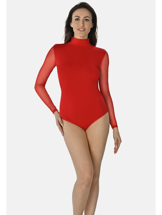 Teyli Teyli Body 629 Czerwony Regular Fit