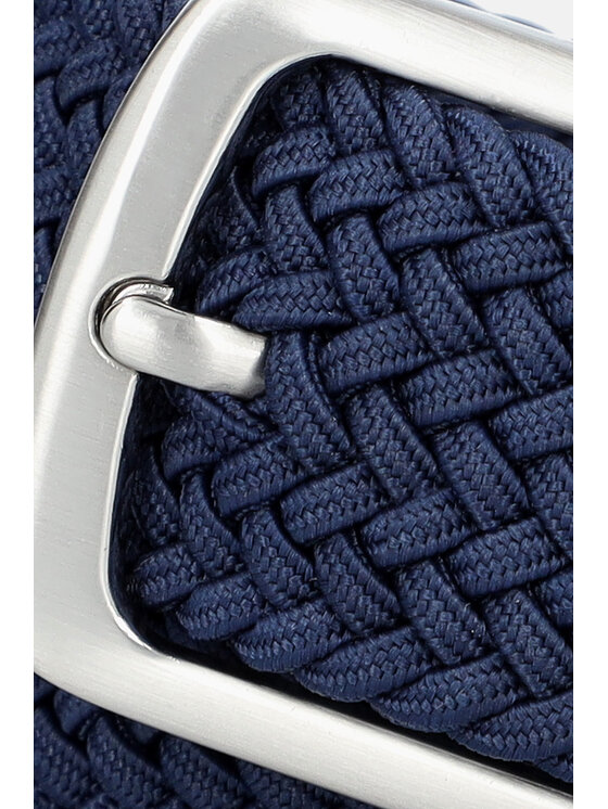 Lancerto Lancerto Pasek Męski Pleat PS090124000016 Granatowy