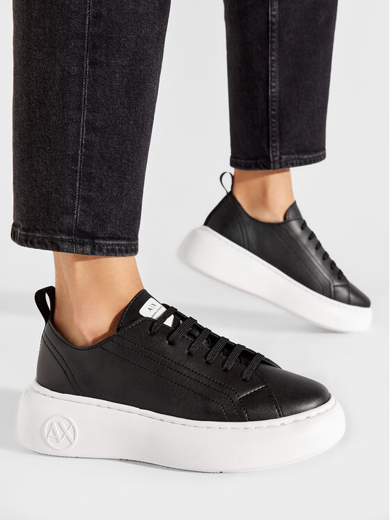Armani Exchange Sneakersy XDX043 XCC64 00002 Czarny | Modivo.pl