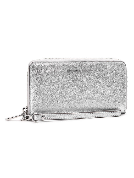 MICHAEL Michael Kors MICHAEL Michael Kors Гаманець Jet Set 34H9MM9E3M Срібний