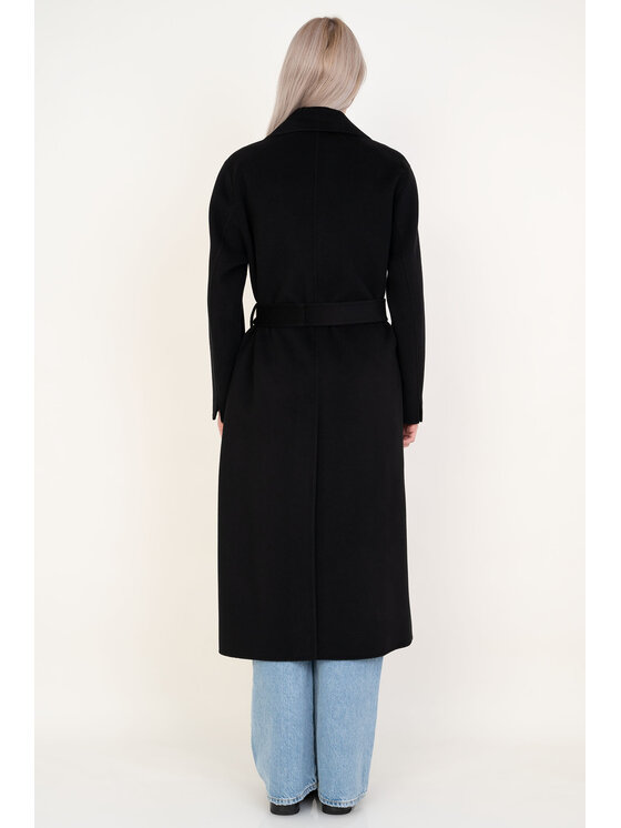 PINKO PINKO Vlněný kabát Carnice Černá Regular Fit