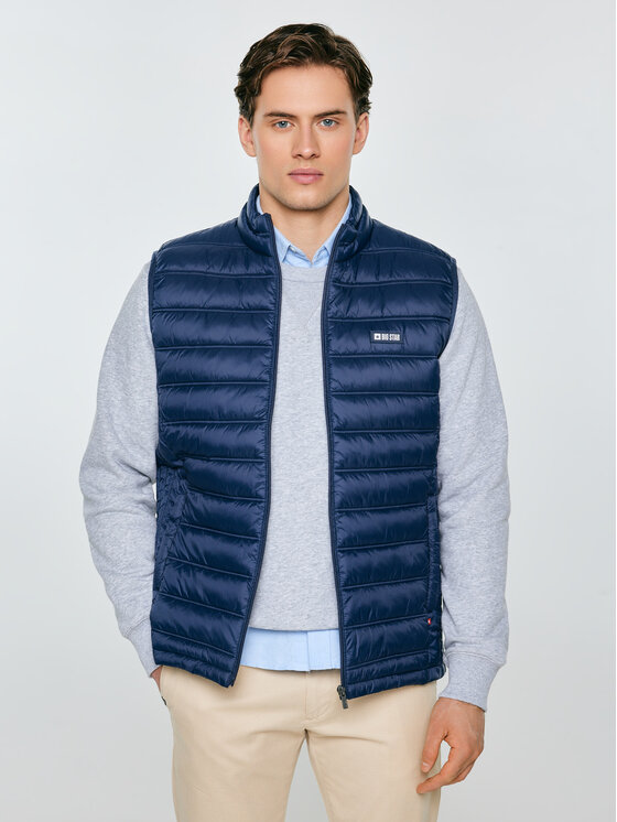 BIG STAR BIG STAR Kamizelka JAXOON Granatowy Basic Fit