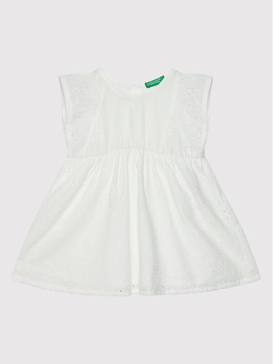 Gyerek Nyári ruha United Colors Of Benetton, Méret: 98, Fehér, 4POCGV00B