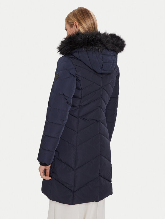 Morgan Morgan Пуховик 252-GCLEA Cиній Slim Fit