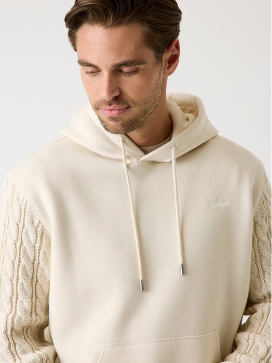 Guess Guess Felpa 179372 Beige Classic Fit