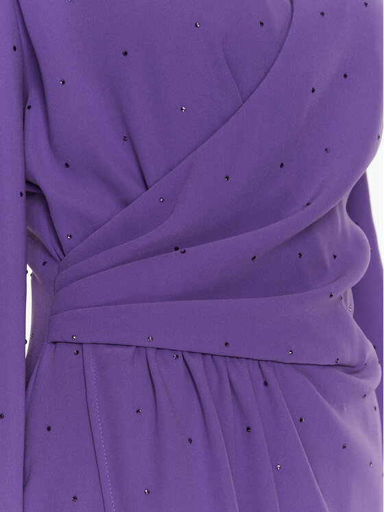 Silvian Heach Silvian Heach Коктейлна рокля GPP23452VE Виолетов Regular Fit