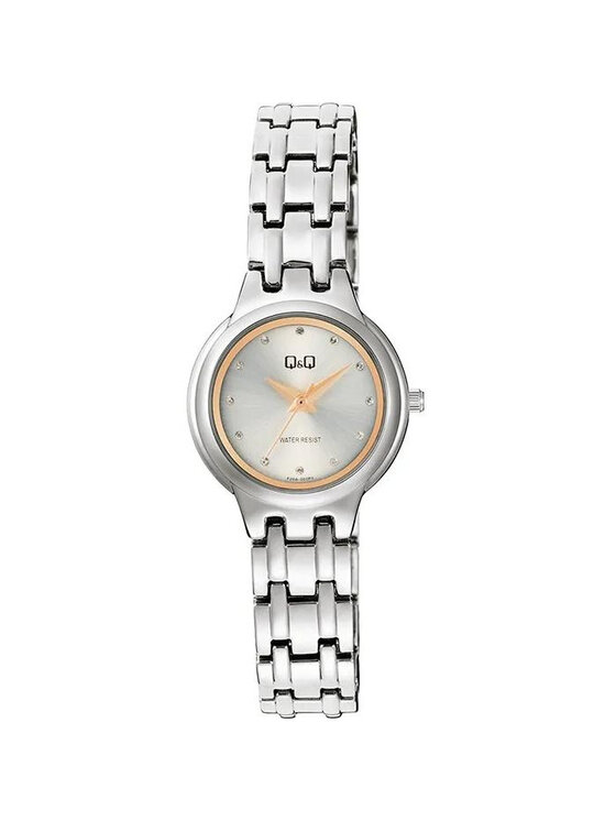 Q&Q Q&Q Zegarek F20A-002P Srebrny