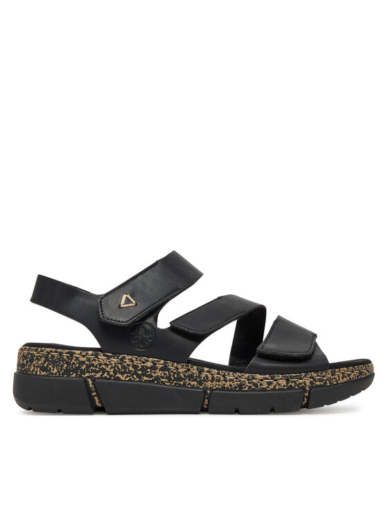 Rieker Rieker Sandali V2301-00 Črna