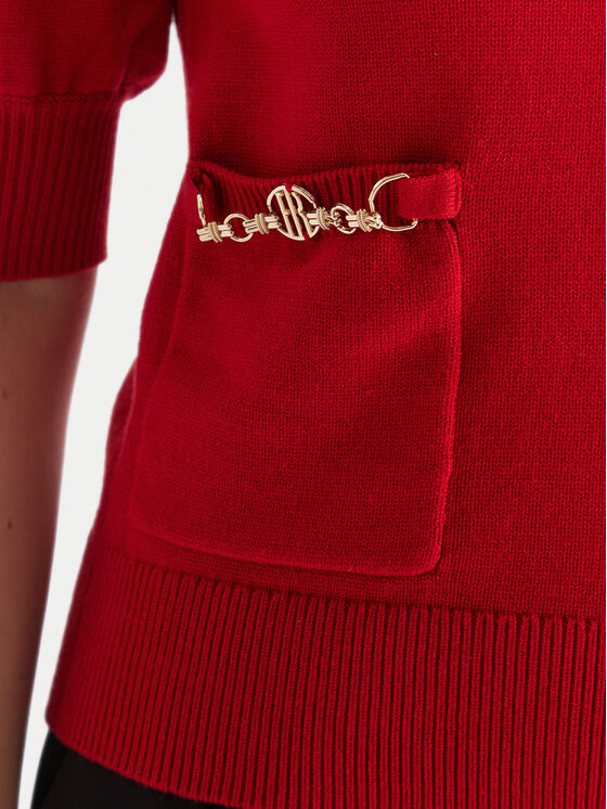 Fracomina Fracomina Maglione FR25WT7019K55601 Rosso Slim Fit