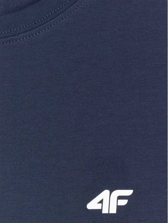 4F 4F T-shirt 4FWMM00TTSHF3306-31S Blu Authentic Slim Fit