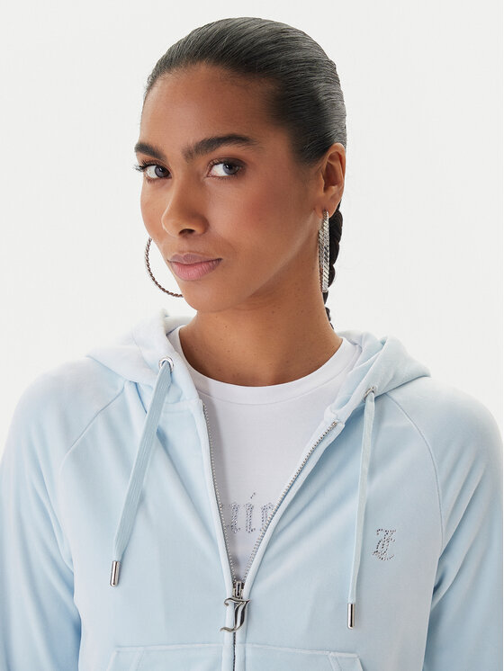 Juicy Couture Juicy Couture Bluza Madison JCWAS225306 Błękitny Slim Fit