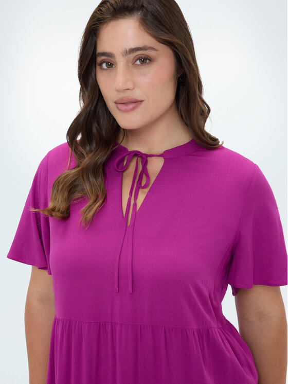 Fiorella Rubino Fiorella Rubino Sukienka codzienna 7086T001771N019 Różowy Regular Fit
