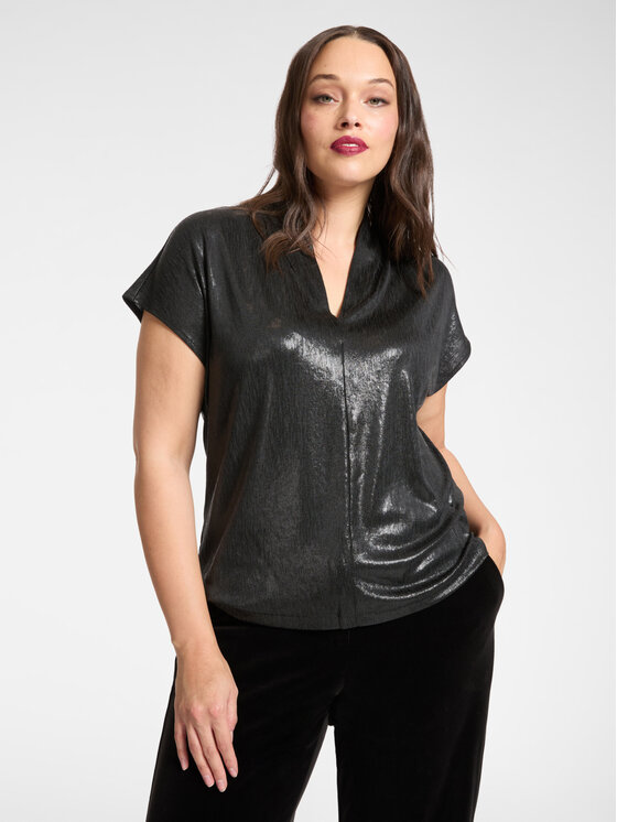 Elena Mirò Elena Mirò T-shirt G325Z000506N033 Nero Regular Fit