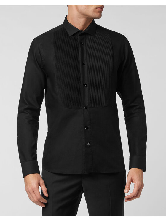 PHILIPP PLEIN PHILIPP PLEIN Koszula 305 Czarny Regular Fit