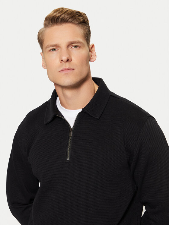 Selected Homme Selected Homme Polo 16095710 Czarny Regular Fit