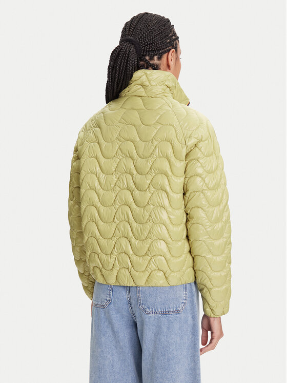 K-Way K-Way Kevad-sügis jope Soje K71421W Roheline Slim Fit