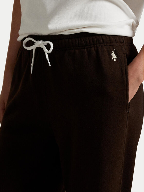 Polo Ralph Lauren Polo Ralph Lauren Teplákové kalhoty 211977959005 Hnědá Wide Leg