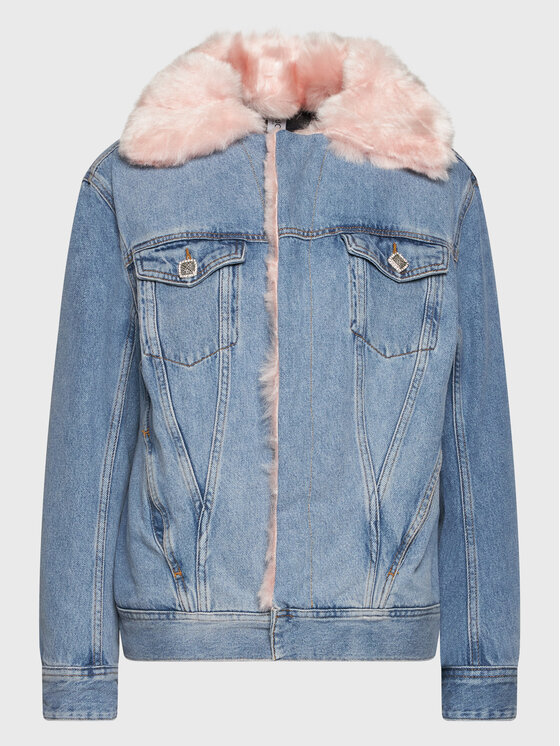 Liu Jo Liu Jo Giacca di jeans UF2089 D4751 Blu Regular Fit